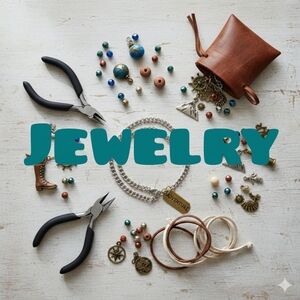 Handmade, Procured, Vintage, Antique, Broaches, Rings, Necklace